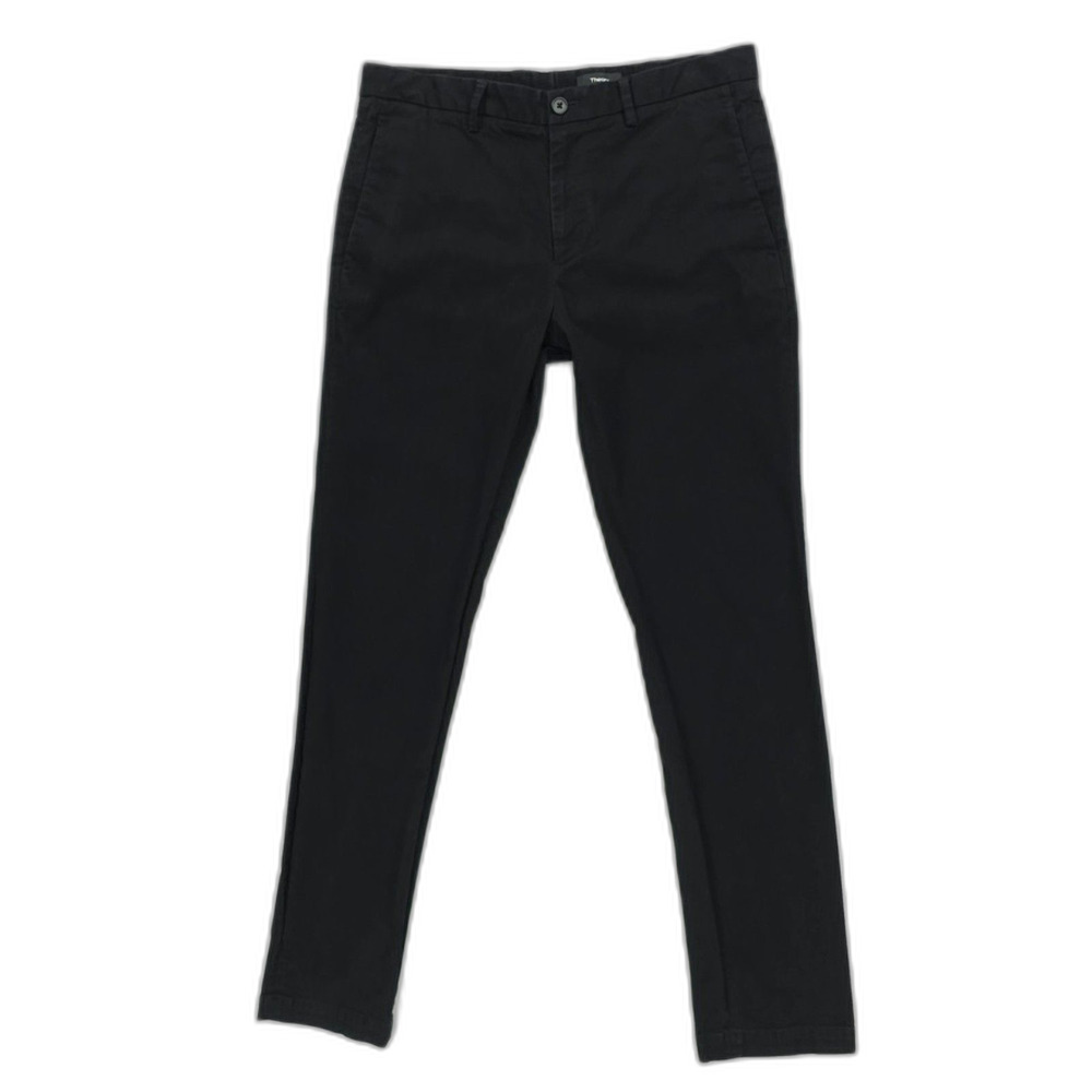 THEORY Zaine Pants Brushed Cotton Chino Old Money Quiet Luxury Preppy Minimal